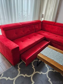 Červená sedacia súprava na mieru - 4