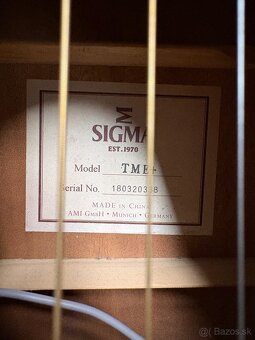 Predám elektroakustickú gitaru Sigma TME+ - 4
