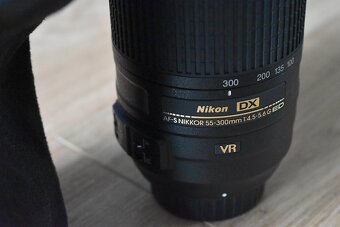 Nikkor 55 - 300 AF VR - zoom objektiv pre nikon - ako novy - 4