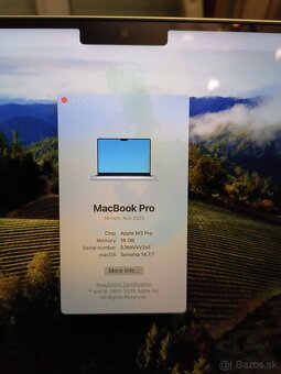 Macbook Pro m3  14-inch 512GB cena 950€ - 4