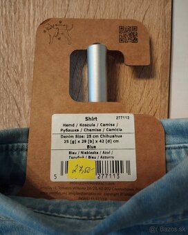 Košeľový kabátik pre psa - 4