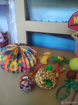 Hračky na von - prak, lampión, švihadlá, mini basketbal - 4