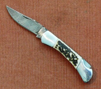 Minidamask - mini damaškový skladací nôž - 4