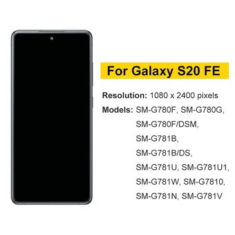 SAMSUNG Galaxy S20 FE G780F- In-cell LCD DISPLEJ - MULTIPACK - 4
