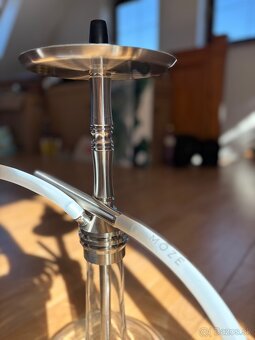 Vodná vajka Moze Varity Lounge Silver Steel (Shisha) - 4