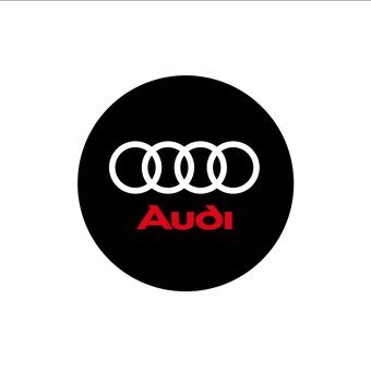 Laserové led logo Audi na podsvícení, projektor - 4