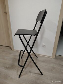 Skladacie barové stoličky 3ks - 4