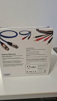 Predám Chord Cadenza Reference 2XLR-2XLR × 1m - 4