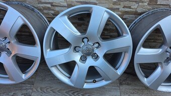 Predam orginal Audi elektrony 5x112 R17 et38 J8 - 4