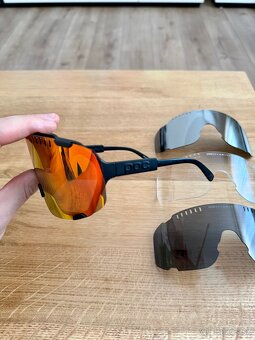 POC Devour Black - cyklistické okuliare - 4