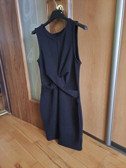 čierne letne elegantne šaty - 4