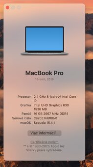 MacBook Pro 16" Touch Bar - 4