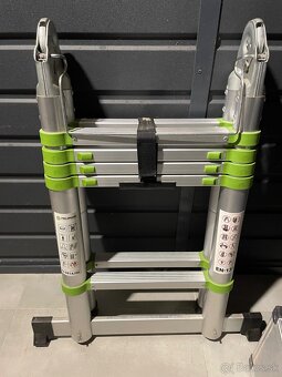 Fieldmann TELESKOPICKÝ REBRÍK 3,2 M / DVOJITÝ REBRÍK 1,6 M - 4
