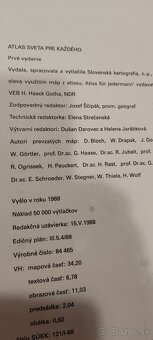 Staré Atlasy zemepisny, ČSSR, školský - 4