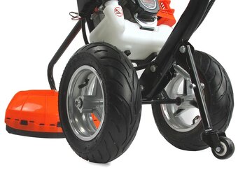 Ručný motorový krovinorez kosačka vyžinač na 2 kolesách - 4
