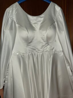 Predám plus size svadobné šaty - 4