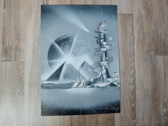 Predám obrázky, technika - sprejom a maľ. obrazy - 4