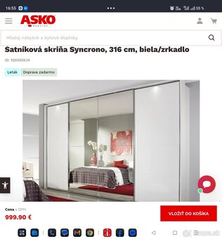 Šatníková skriňa - RollDoor - 4