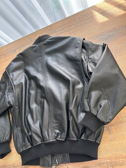 Dámska kožená bomber bunda Zara - 4