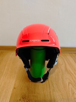 Detská lyžiarska prilba Casco, 50-56cm, oranžová - 4
