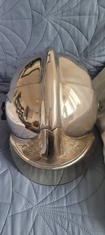 Hasičská zásahová prilba CGF Gallet strieborná #3 - 4