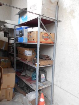 policový kovový skrutkovaný regál - 4