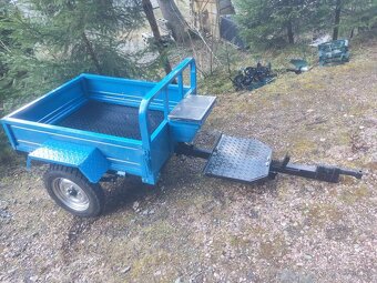 Dvojkolesový malotraktor kosa vlečka pluh - 4