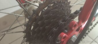 Predám horsky bicykel CTM rebel červeny 26" kolesa.radenie - 4