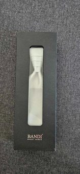 Svadobná biela kravata + vreckovka zn. Bandi - 4
