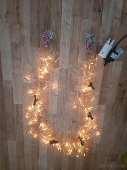 Vianočné svetielka na celé okno - 4