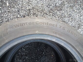 Predám 2ks zimné pneumatiky Continental 205/55R16 - 4