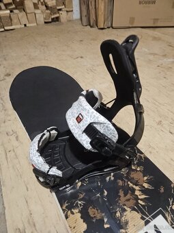 Snowboard set s viazaním 153cm - 4