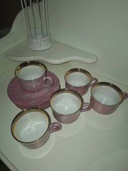 kávová súprava ružová - 4
