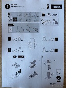 Thule Patky 7105 a kit Skoda, Mazda, Seat - 4