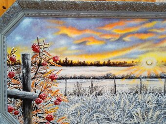 Obraz v starom drevenom ráme 100x60 - 4