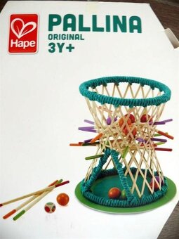 NOVÁ Bambusová spoločenská hra Pallina / skvelý darček - 4