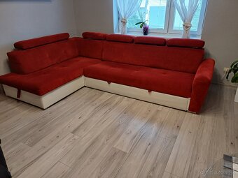 Veľká rohová sedačka. - 4