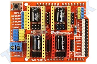 Predám cnc kit arduino uno plus motory,drivery a koncové spí - 4