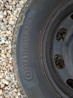 Predám zimne pneu na diskoch 195/65 r 15 - 4