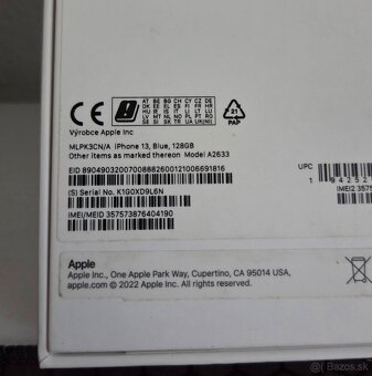 Predám Iphone 13 128gb Blue - 4