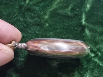 Strieborné, vreckové hodinky,Longines. - 4