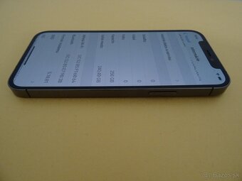 iPhone 12 PRO 256GB GRAPHITE - ZÁRUKA 1 ROK - 100% BATERIA - 4