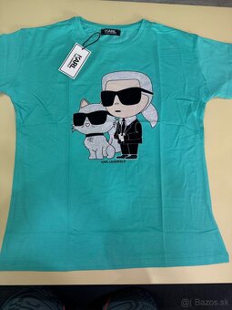 Karl Lagerfeld tričko ružové - 4