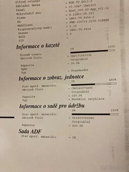 Tlaciaren Lexmark XM5170 2ks jedna iba 33tis výtlačkov hp - 4