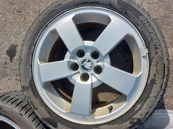 ELEKTRÓNY ŠKODA R16 5X100 6,5JX16 ET42 1U0601025M - 4