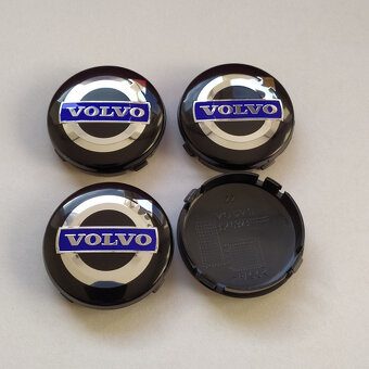 VOLVO -stredové krytky hliníkového disku 64mm - 4