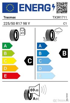 Pneumatiky 225/50 R17, letné - 4