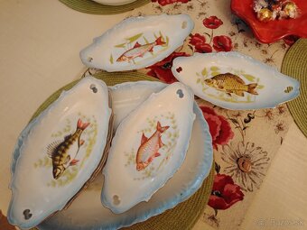 Porcelánový servis na ryby - 4