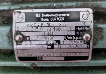 Motor 3kW 1430ot/min - 4
