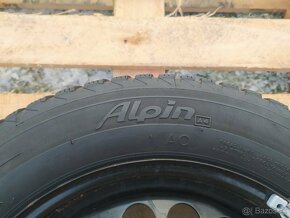 Orig. disky 5x100 R15 + zimné pneu Michelin 185/60 R15 - 4